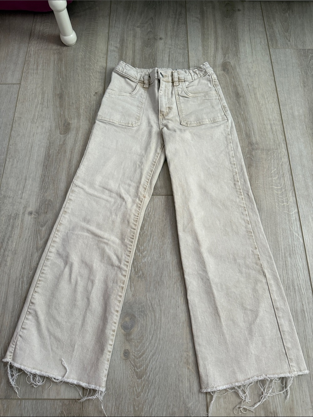 Girls JEANS BUNDLE Zara Gray, Zara Black, Amazon Light Blue, Art Class Cream - Picture 7 of 14